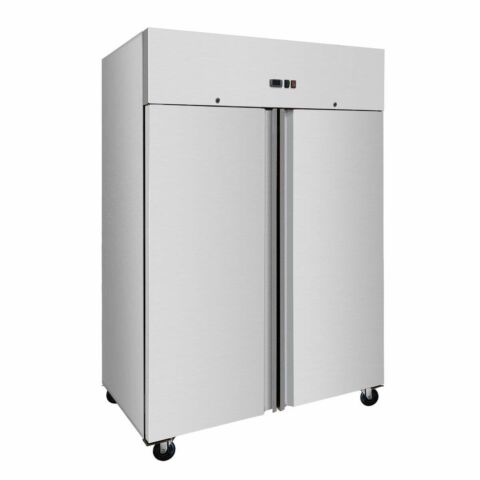 Skyrainbow Edelstahl Umluft-Kühlschrank GN2/1 1333 Liter