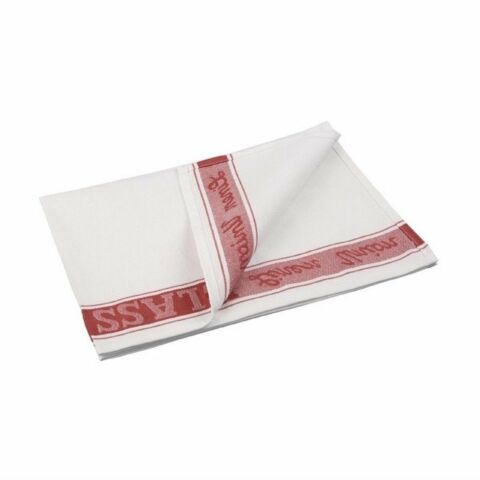 Vogue Gläsertuch rot 50,8 x 76,2cm-Gastro-Germany