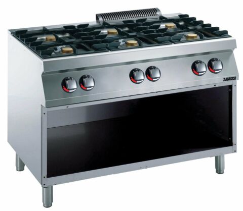 ZANUSSI Gasherd GH7 6 Flammen, 1200 x 700 x 850 mm 33kW