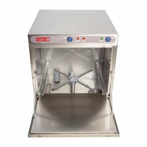 GastroHero Gläserspülmaschine HYPRO 40 SL – 230 V, Edelstahl, Mit Klartextdisplay, Für Gastronomie