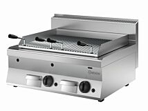 K+F Lavasteingrill mit Propangas Made in Germany 2-flammiger Gasgrill 