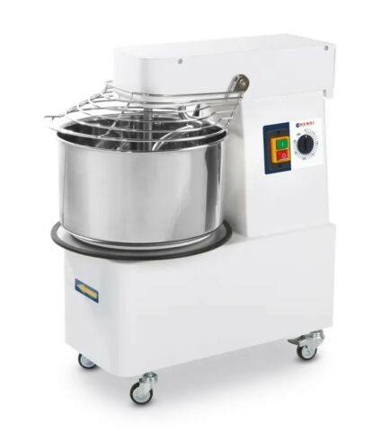 HENDI Spiralmixer Edelstahl, fester Kopf und Schüssel 10 L, 370 W