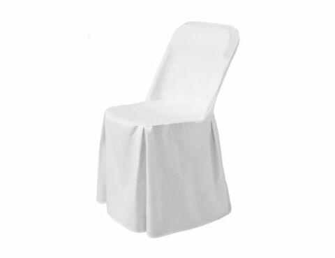 Klappstuhlhusse weiss
