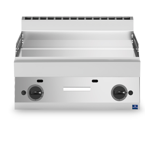 MASTRO Gas-Grillplatte, glatt 114kW, Breite 700mm