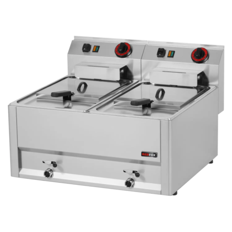 Elektro-Fritteuse RED600 2x 8 Liter, 6kW gefüllt
