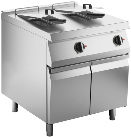 KBS Elektro-Fritteuse 2 Becken je 15 L Standgerät 24kW