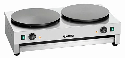 Bartscher Doppel Crêpe-Backgerät 2CP400, 6 kW
