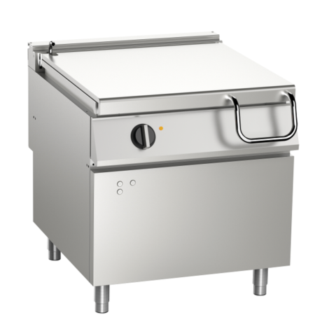 Elektro-Kippbratpfanne 80 L, Compound-Stahl, elektrische Kippung, 9 kW, 800 x 900 x 900 mm