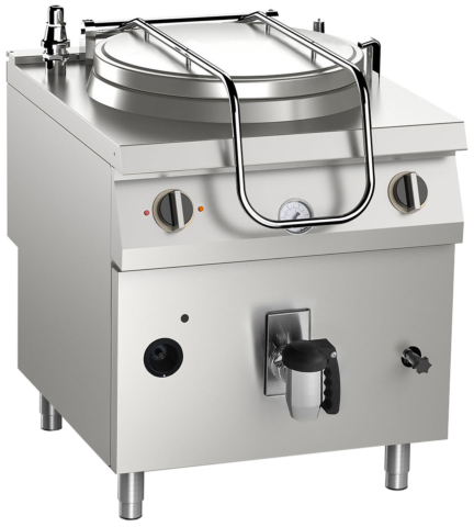 Gas Kochkessel 800 mm 100 L 21 kW indirekte Beheizung, Standgerät