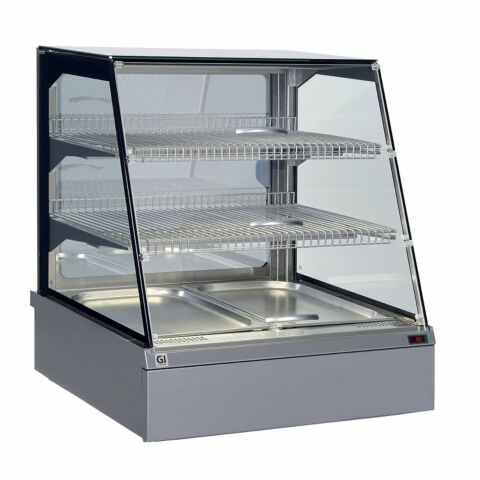 GI-SnacksToGo Wärmevitrine 2x GN1/1, Breite 746 mm