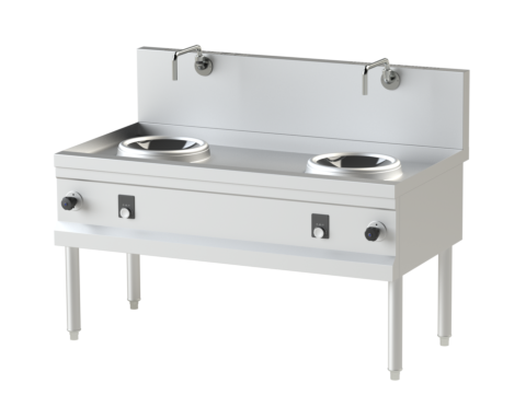 Wokherd 2 Brenner Wand-Modell 2x 5kW, 400V