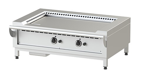KBS Gas Teppanyaki-Grill mit 2 Heizzonen 14 kW Tischgerät