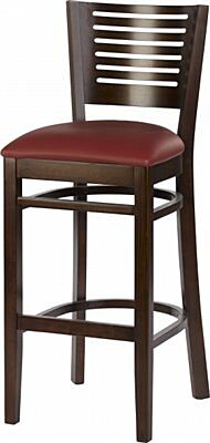 Gastro Barhocker Emiliy Sitz in rot-Gastro-Germany