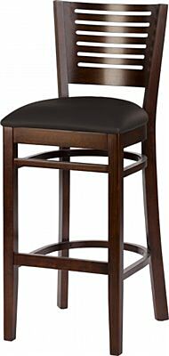 Gastro Barhocker Emiliy Sitz in schwarz-Gastro-Germany