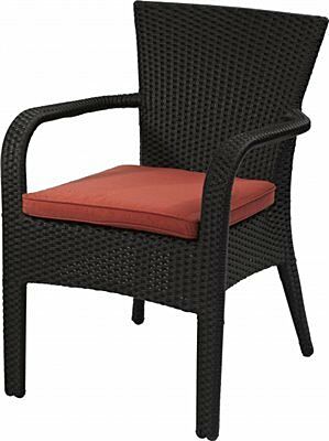 Kissen für Terassenstuhl Piazza rot-Gastro-Germany