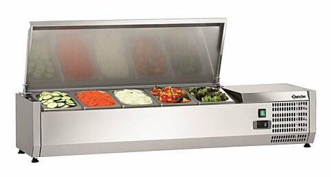 Bartscher Kühlaufsatzvitrine ED 5 x 1/4 GN, 230 V -Gastro-Germany