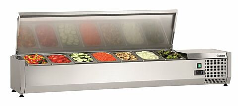 Bartscher Kühlaufsatzvitrine ED 7 x 1/4 GN, 230 V -Gastro-Germany