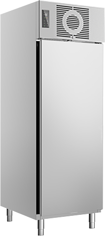 Edelstahlkühlschrank KU 721