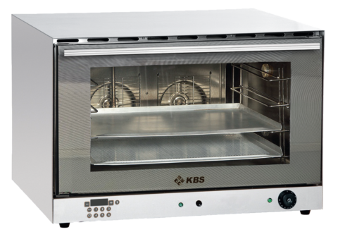 Heißluftofen Euronorm 835 mm 6,4 kW mit Beschwadung, Tischgerät