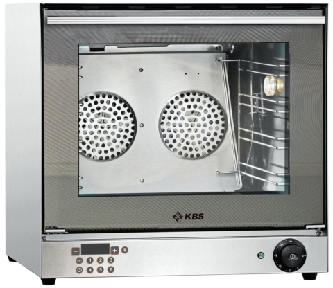 Heißluftofen 595 mm 2,7 kW für 4 Bleche 430×320 mm, Tischgerät