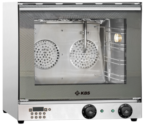 Heißluftofen Premium 2,7 kW – manuelle Beschwadung, Grillfunktion, digitale Anzeige