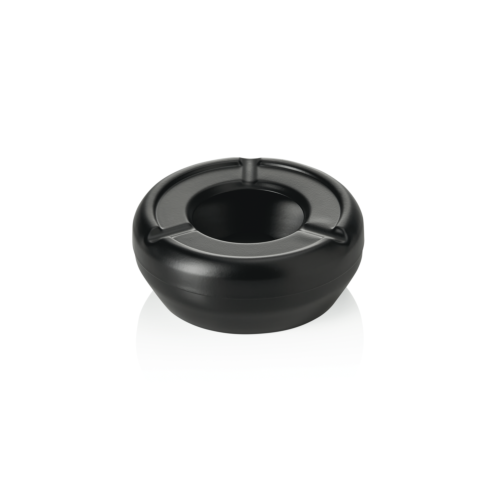 Windaschenbecher, Ø 9,5 cm, schwarz pulverbeschichtet, Edelstahl