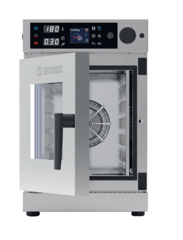 Kombidämpfer Ready Plus Compact 6x GN 1/1 Elektro 8,5 kW mit elektronischer Steuerung, Längseinschub