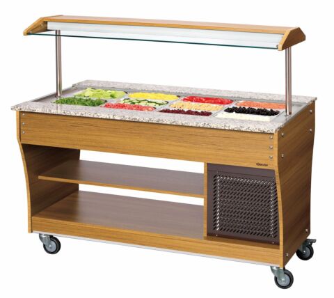 Bartscher Salat-Buffetwagen, kalt, 4x 1/1 GN, 230 V 