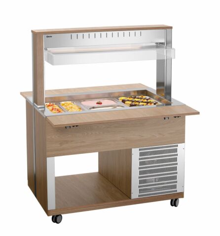 Bartscher Salat-Buffetwagen K3110-200U, 3x 1/1 GN, Ulme