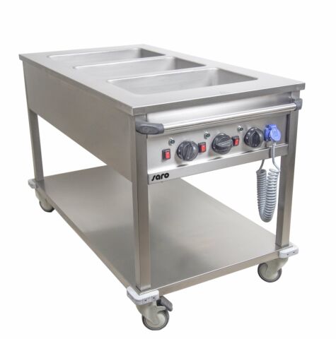 SARO Bain Marie Trolley 3 x 1/1 GN, BT-3