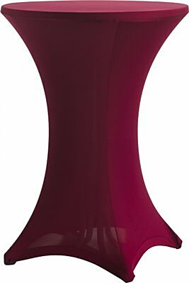 Stretchhusse für Stehtische ø 70-85 cm, bordeaux-Gastro-Germany