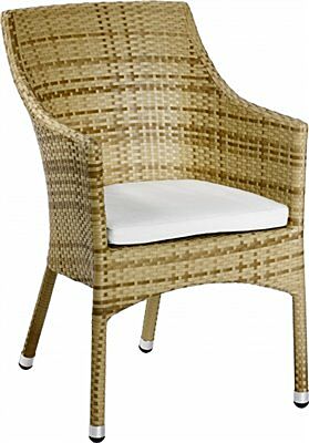 Kissen Terrassen Lounge-Sessel Selina, beige-Gastro-Germany