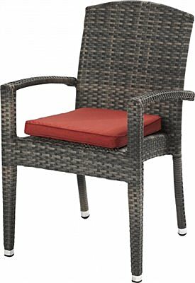 Kissen für Terassenstuhl Favori, rot-Gastro-Germany