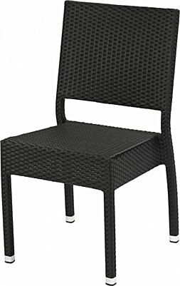 Terassenstuhl Nizza schwarz, stapelbar-Gastro-Germany