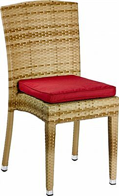 Kissen für Terassenstuhl Mindy rot-Gastro-Germany
