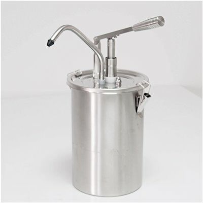 Saucenspender / Dosierspender 5 Liter Edelstahl von Schneider-Gastro-Germany