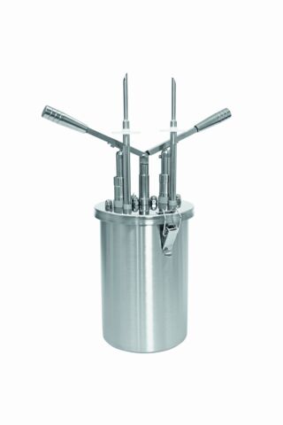 SCHNEIDER Gebäckfüller doppelt, Inhalt: 4,5 Liter - Edelstahl