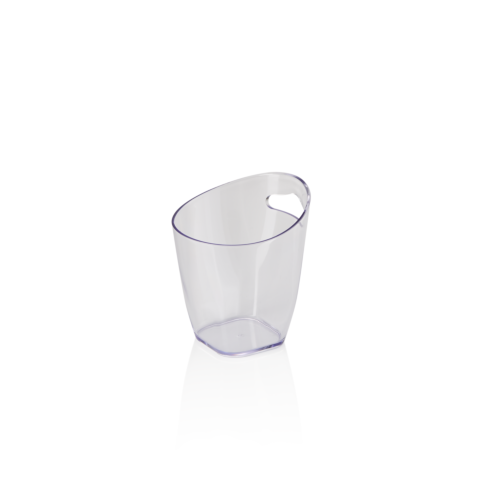 Flaschenkühler, Ø 9,5 cm, Höhe 11 cm, 0,4 Liter, transparent