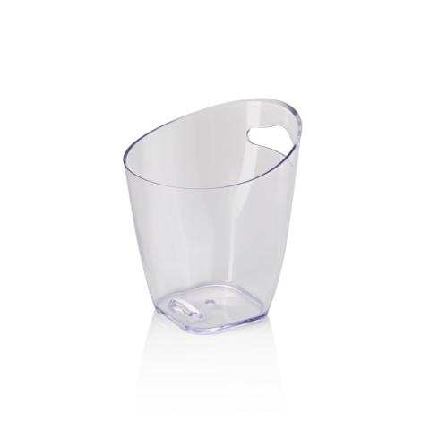 Flaschenkühler, Ø 14 cm, Höhe 16,5 cm, 1,2 Liter, transparent