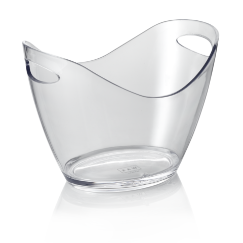 Flaschenkühler, 27 x 20,5 x 19,5 cm, 3 Liter, transparent, Kunststoff