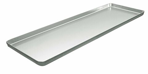SCHNEIDER Ausstell-/Thekenbleche "silber",, Alu, gebeizt,200 x 600 x 20 mm