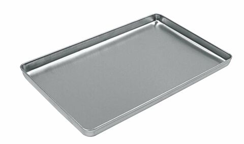 SCHNEIDER Ausstell-/Thekenbleche "silber",, Alu, gebeizt,200 x 300 x 20 mm