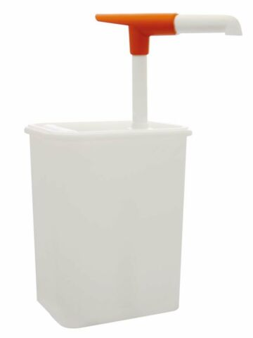 SCHNEIDER Druckknopf-Dosierspender mit Kst-Deckel, 3L-120x150x215mm inkl.Pumpe