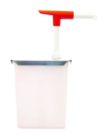 SCHNEIDER Druckknopf-Dosierspender mit Edelstahldeckel, 3L-120x150x215mm