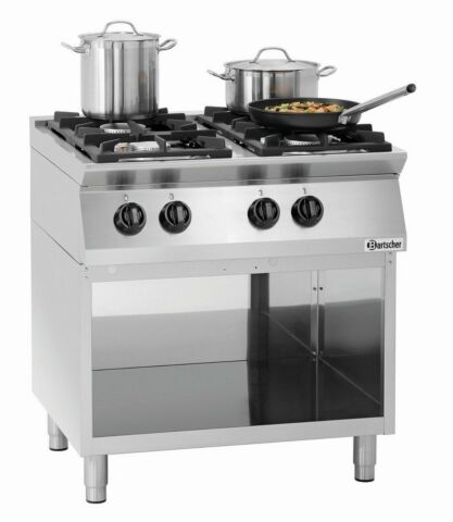 Bartscher Gasherd MFGO, 4 Kochstellen, 19kW-Gastro-Germany