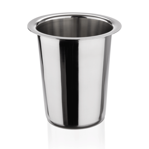Besteckköcher, Ø 11,5 cm, Höhe 12 cm, Edelstahl