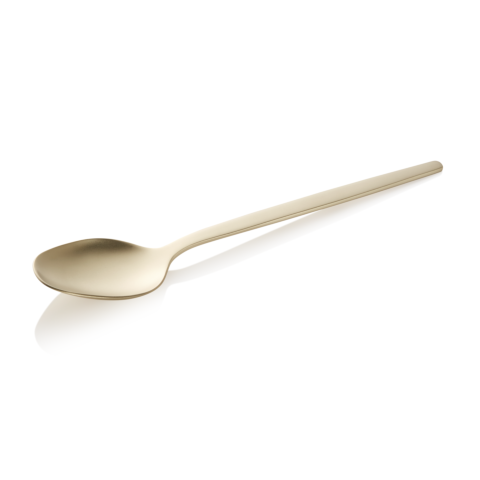 Menülöffel Set ALEX CHAMPAGNE, mit champagner, matter PVD Beschichtung, 21 cm, Set á 12 Stück, Chromnickelstahl 18/10