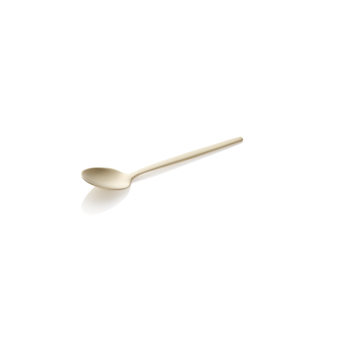 Espressolöffel Set ALEX CHAMPAGNE, mit champagner, matter PVD Beschichtung, 11 cm, Set á 12 Stück, Chromnickelstahl 18/10