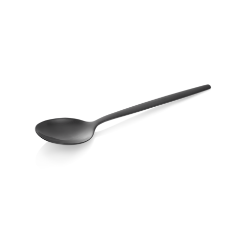 Dessertlöffel Set ALEX BLACK, mit schwarz, matter PVD Beschichtung, 16 cm, Set á 12 Stück, Chromnickelstahl 18/10