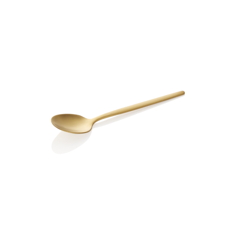 Kaffeelöffel Set ALEX GOLD, mit gold, matter PVD Beschichtung, 13,5 cm, Set á 12 Stück, Chromnickelstahl 18/10